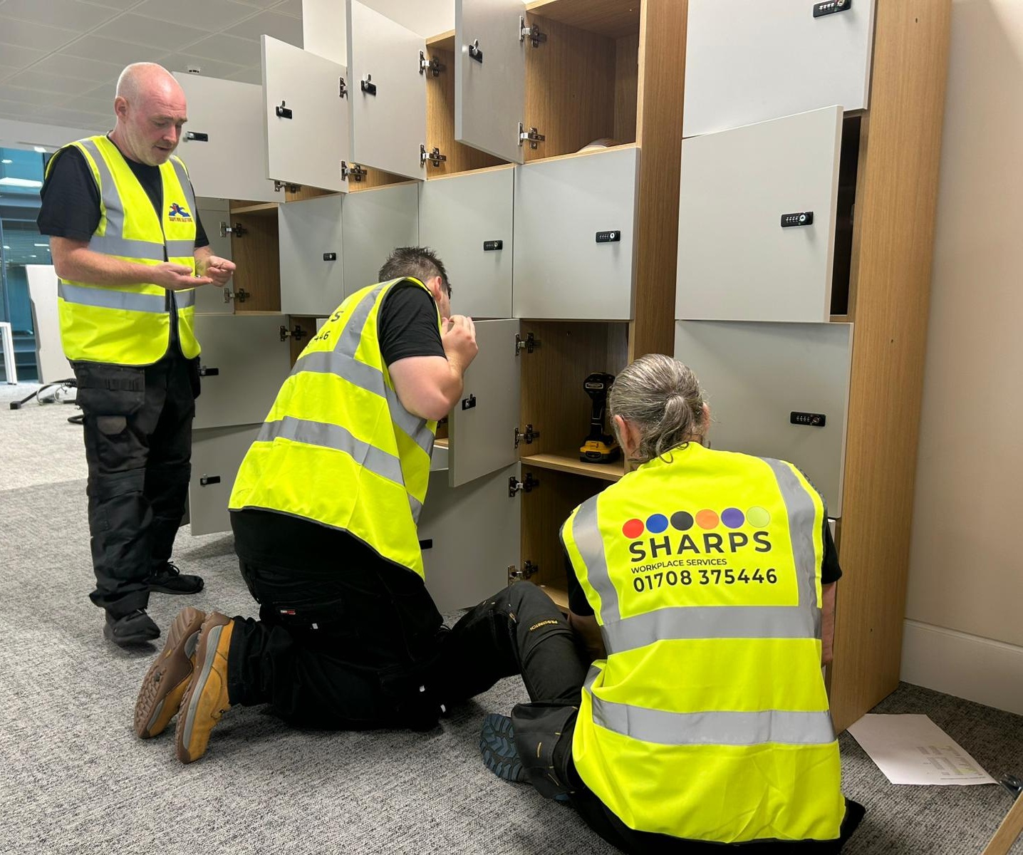 Sharps Locker Install Sharps Locker Install