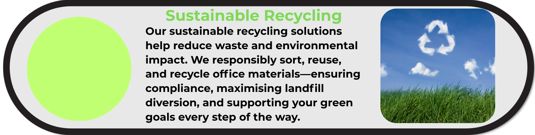 Sustainable Recycling Sustainable Recycling